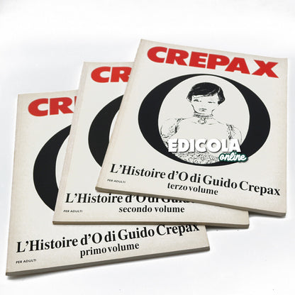 Lotto Fumetti per Adulti di Guido CREPAX Emmanuelle Justine L'Historie d'O