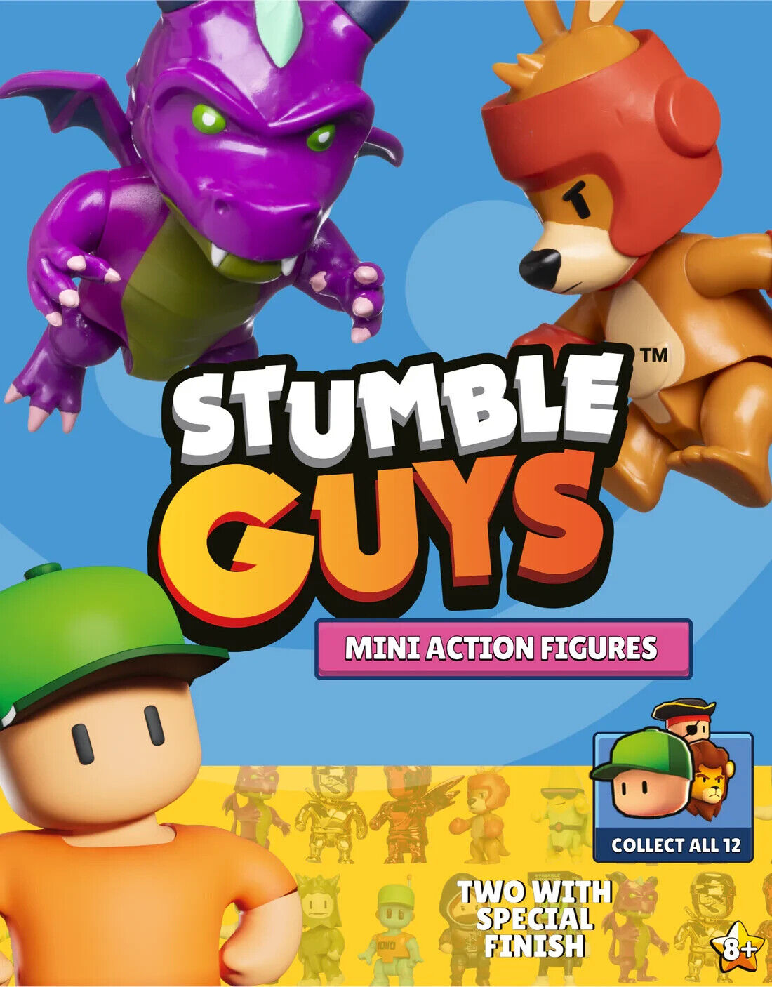 Choose Characters STUMBLE GUYS + BIG 3D Action Figures - Series 1 (2024)