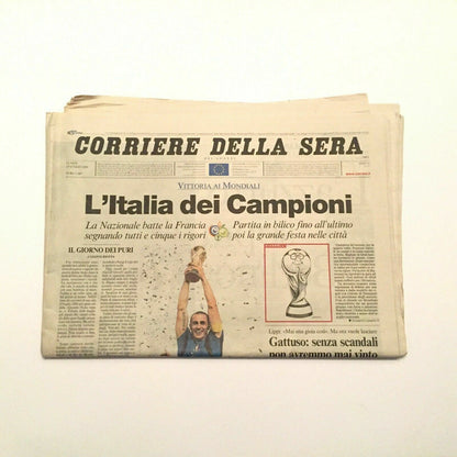 Corriere della Sera + Inserto Economia 10 Luglio 2006 ITALIA Campioni del Mondo