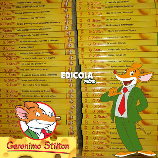 Libri a fumetto GERONIMO STILTON illustrato mini lotto per bambini ragazzi usati