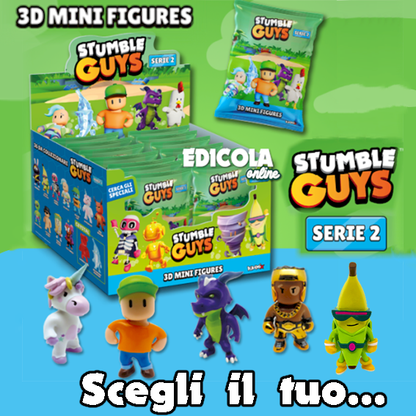 STUMBLE GUYS Serie 2 Charaktere – 3D-Mini-Actionfiguren