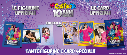 Set Album Me Against You 10 ANS ENSEMBLE 2024 HIM et SOFI Packs de cartes autocollantes