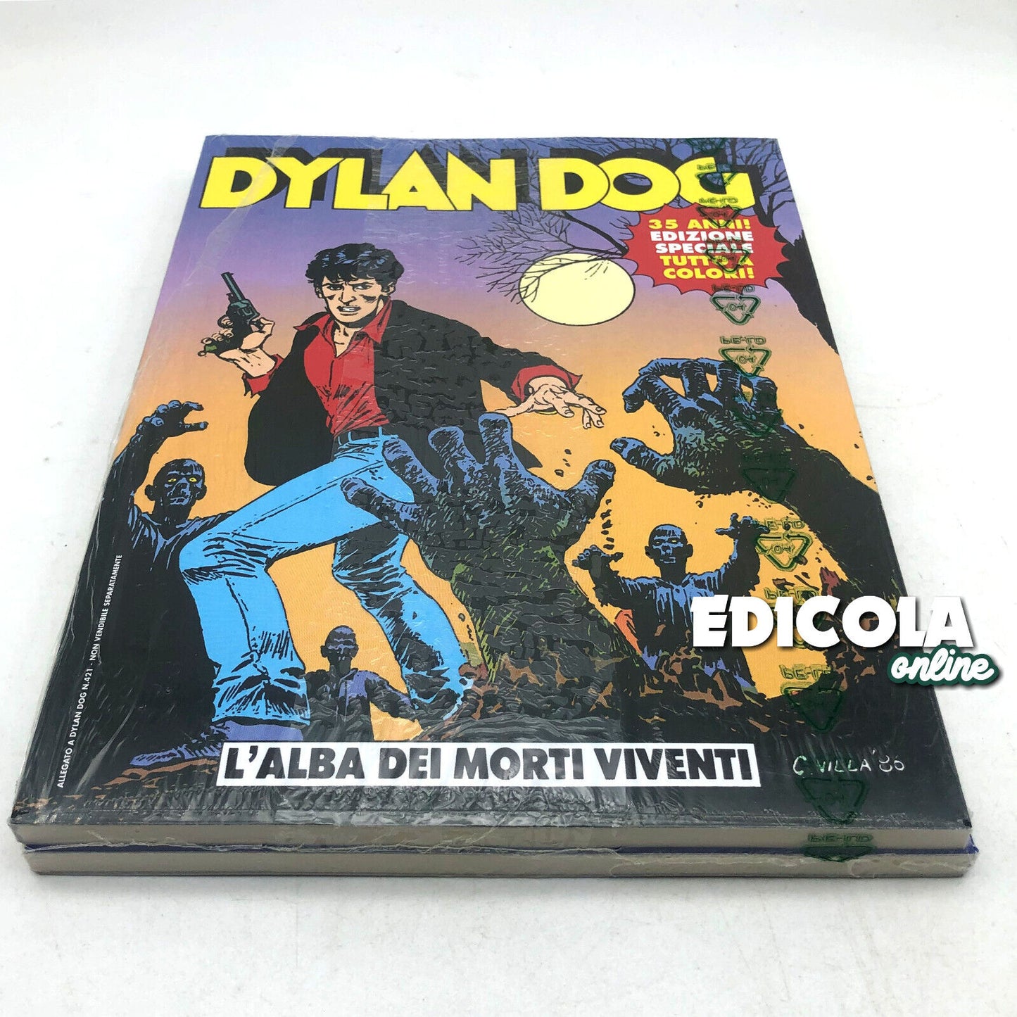 Comic Book Color Reprint of DYLAN DOG #1 Dawn of the Dead +421
