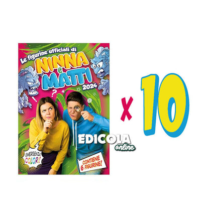 Set Album e/o Bustine di Figurine NINNA e MATTI Emergenza Colori Sticker 2024