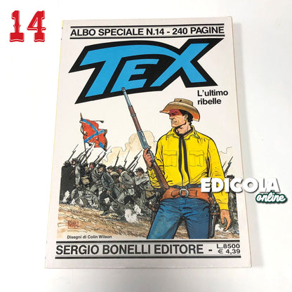 Fumetti ALBO SPECIALE Gigante TEX WILLER lotto Raro Texone Usati prima edizione