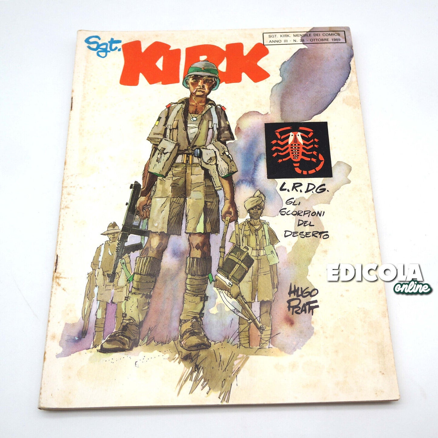 Comics Lot Sgt. Sergeant KIRK by HUGO PRATT Original Vintage 