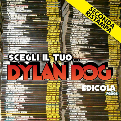 Lot de bandes dessinées DYLAN DOG Deuxième série de réimpression Séquence incomplète Bonelli