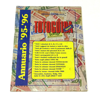 Totoguida Annuario Calcio Vintage Totocalcio Totip Enalotto Tris Scommesse lotto