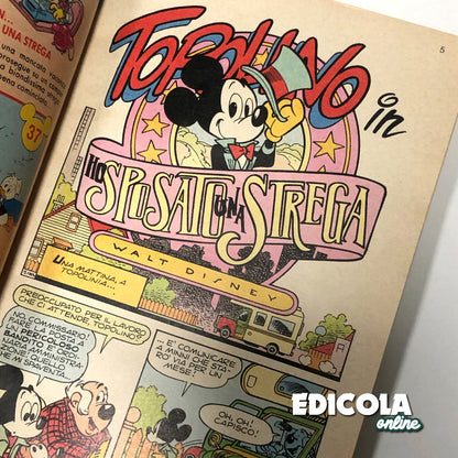 Fumetto di TOPOLINO tradisce Minnie Libretto Censurato n. 1785 San Valentino