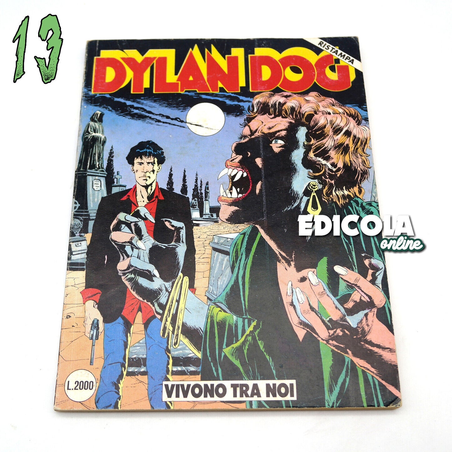 Fumetti di DYLAN DOG lotto Serie 1 prima Ristampa Sequenza non completa Bonelli