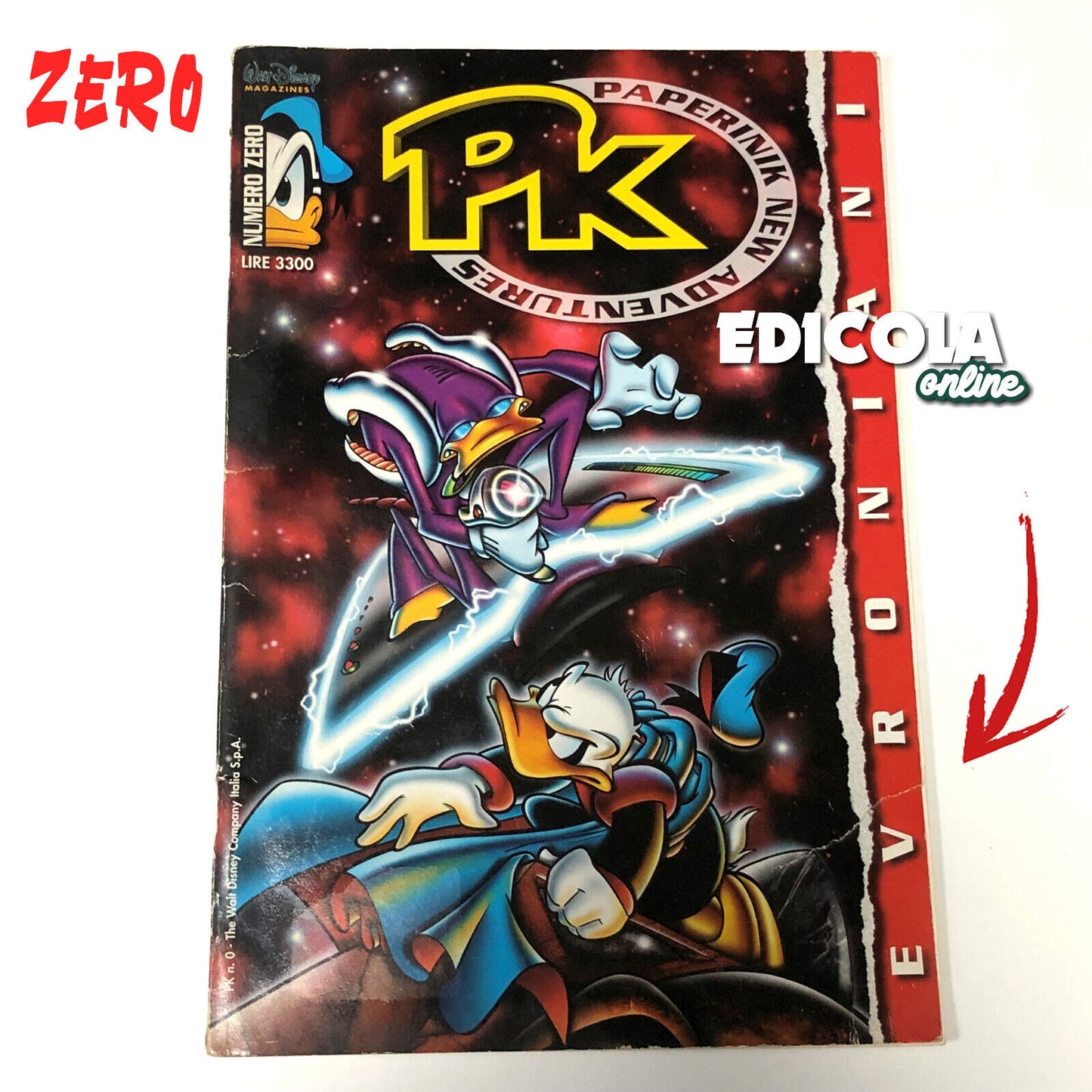 Comics Lot PKNA Paperinik New Adventures Pikappa Complete PK Disney Zero 1 2