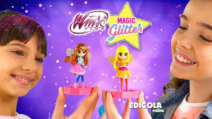 Winx Club Sammlerstück MAGIC Glitzer Actionfigur Bloom Flora Aisha Puppe