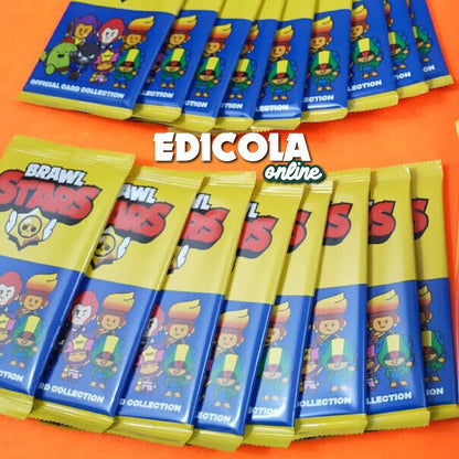 Bustina di BRAWL STARS Sigillata contiene 5 Carte Cards Official Collection - Serie 1 Gialla (2022)