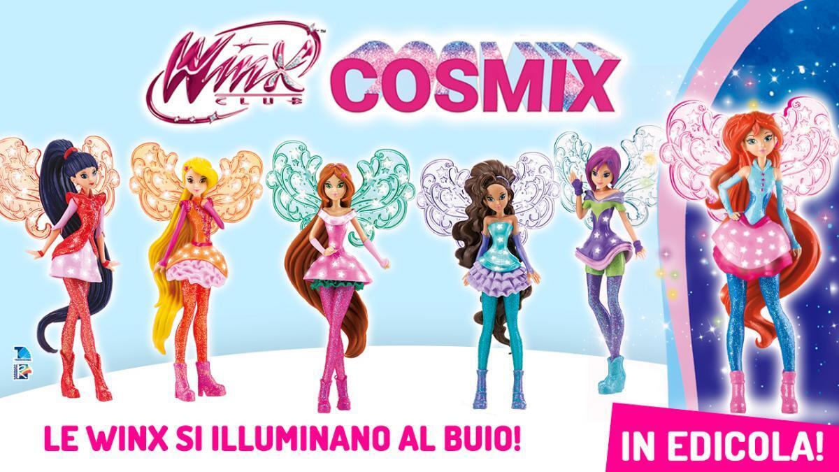 Winx Club Sammlerstück COSMIX Actionfigur Bloom Doll Flora Aisha Musa