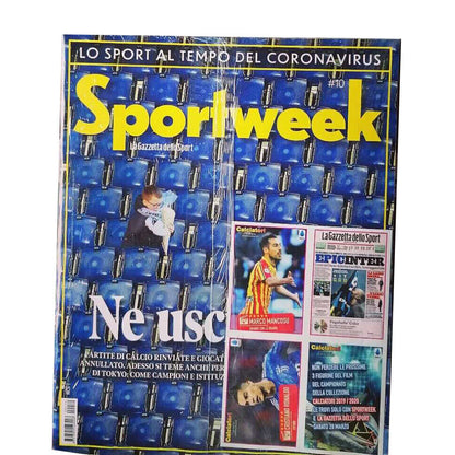 SPORTWEEK LA GAZZETTA DELLO SPORT + Fußballeraufkleber 2019-20 Panini C12 13 14