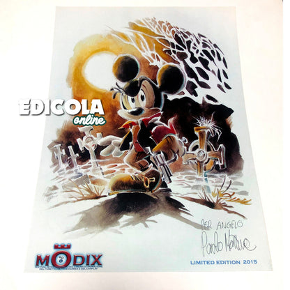 MICKEY MOUSE 3094 Variant Cover Dylan Top Dog + Vorschau und Autogramm von Paolo Mottura