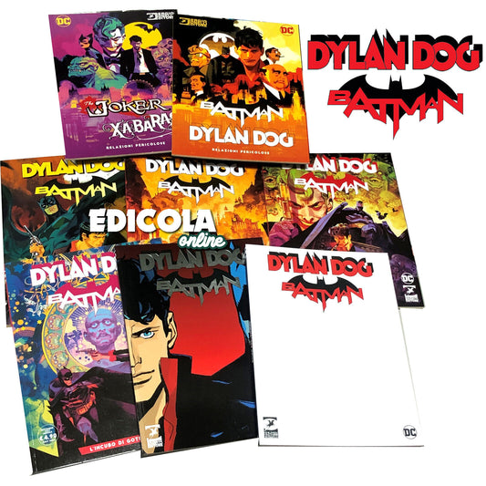 Saga complète 8x DYLAN DOG et BATMAN Comics numéro 0 1 2 3 + variante de couverture Joker