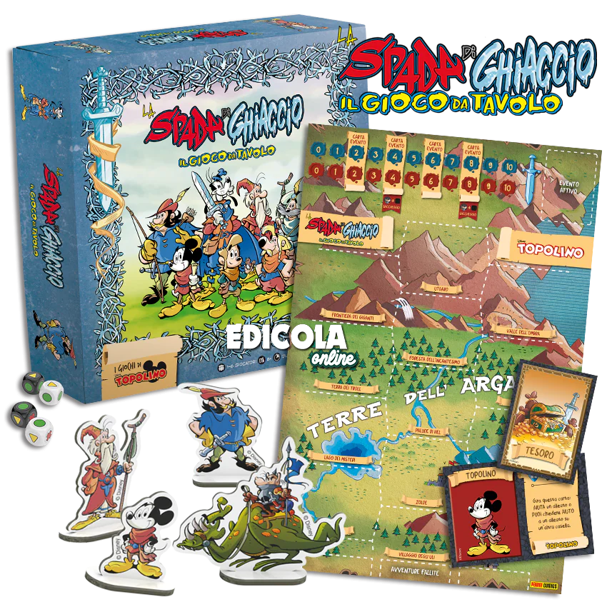 Brettspiel MICKEY MOUSE und das Schwert des Eises Sealed Complete