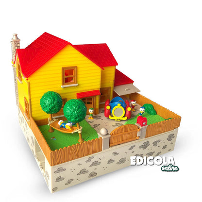 Set Completo 6/6 : LA CASA DI ZIO PAPERINO con Fumetti di Topolino e Paperinik