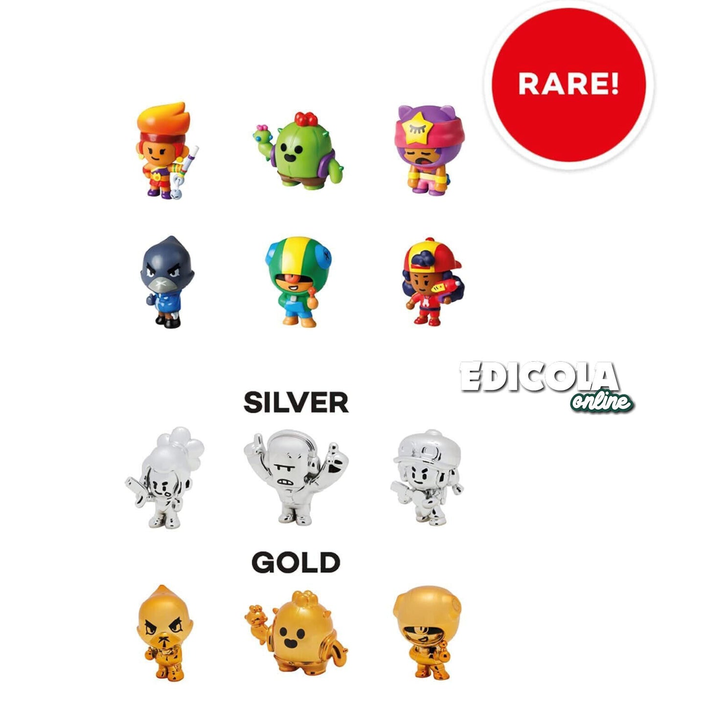 Personaggi BRAWL STARS mini Figures Serie 1 Action Figure 3D