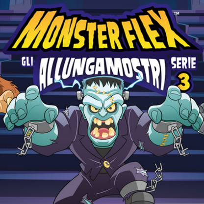 MONSTER FLEX Personnages Série 3 Monsterflex les monstres extensibles Monstres extensibles