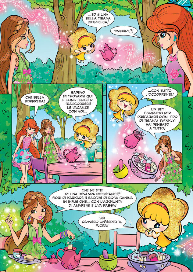 Winx Club Magazine n 208 BD et jeux Bloom figurine poupée