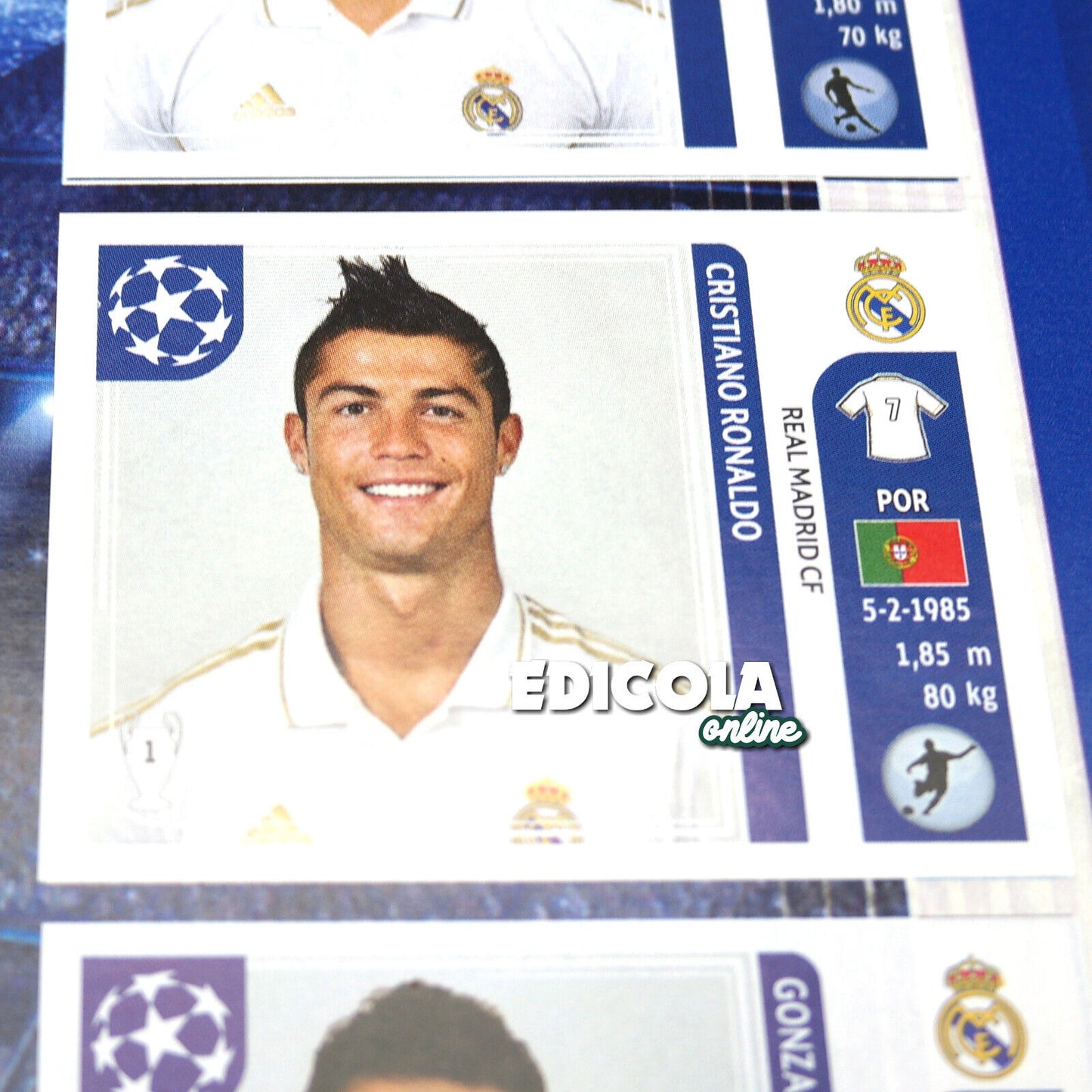 Komplettes Album mit Panini-Fußballspieleraufklebern CHAMPIONS LEAGUE 2011-12 UEFA 2012