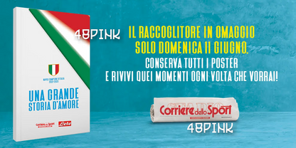 10x Poster + Binder 3 Scudetto Napoli Champion Corriere dello Sport Football