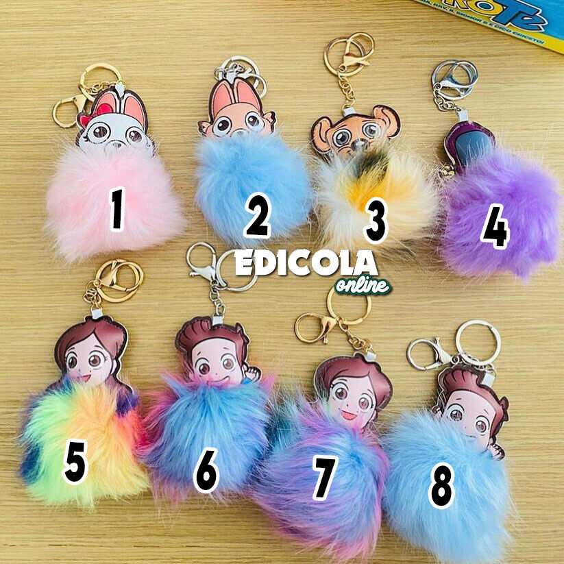Scegli il Portachiavi Me CONTRO Te Pelosini Peluche Pon Pon LUI e SOFI Signor S