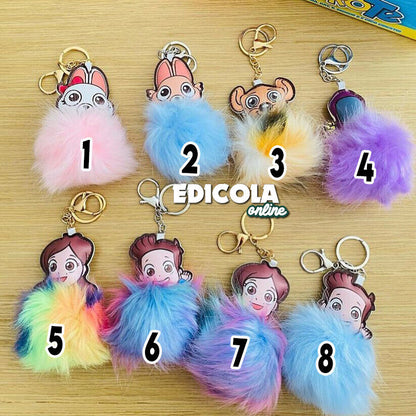 Scegli il Portachiavi Me CONTRO Te Pelosini Peluche Pon Pon LUI e SOFI Signor S