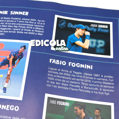 Album Completo Figur Esselunga Super Champs Tokio 2020 + Rookie Jannik Sinner