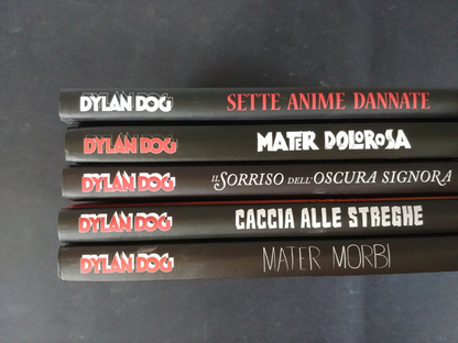 Lot de 5 bandes dessinées cartonnées de DYLAN DOG Collection complète Giant Bao Variant
