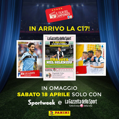 SPORTWEEK LA GAZZETTA DELLO SPORT Autocollants de footballeur 2019-20 Panini C15 C16 C17