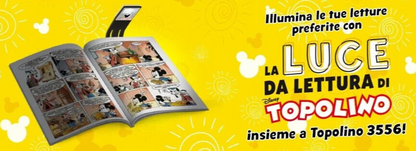 Fumetto TOPOLINO n. 3556 Variant con Gadget Lampada LUCE DA LETTURA Blisterato