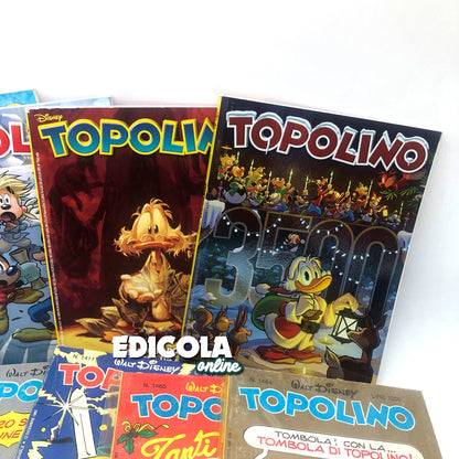 Lot von 12 kompletten gebrauchten Saga-Comics von MICKEY MOUSE und dem EISSCHWERT