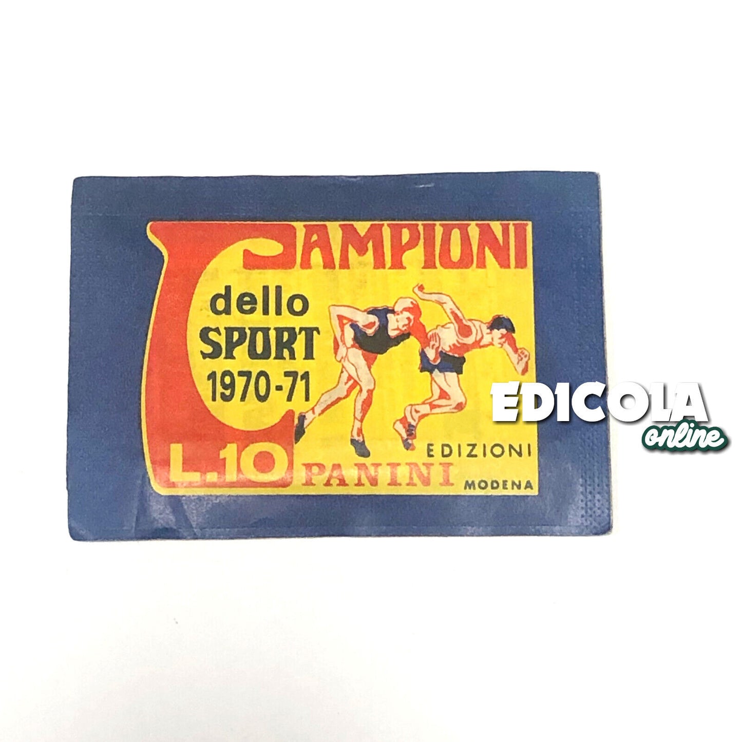 Un paquet entièrement scellé d’autocollants Panini Champions sportifs 1970-71 1971