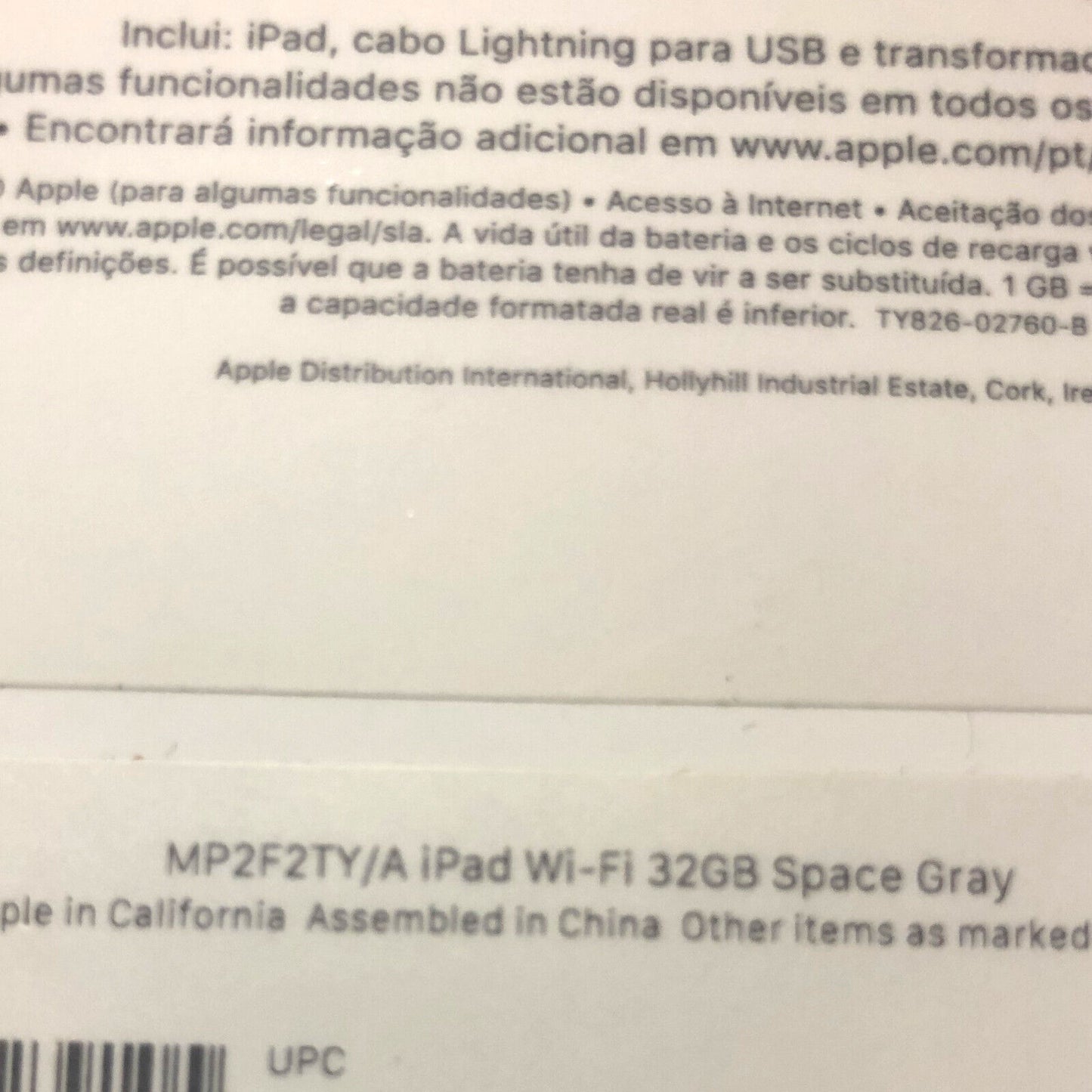 Tablet Apple iPad 5  Ricondizionato Display 9.7" pollici 32GB Grigio wifi