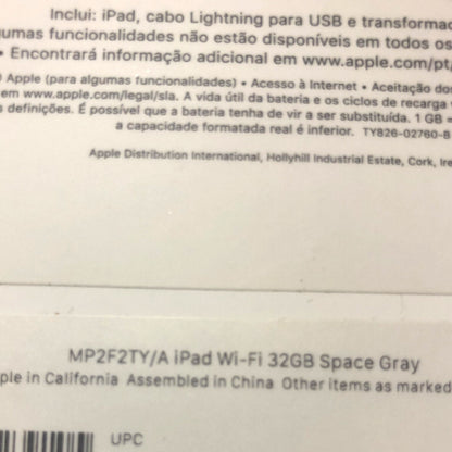 Tablet Apple iPad 5  Ricondizionato Display 9.7" pollici 32GB Grigio wifi