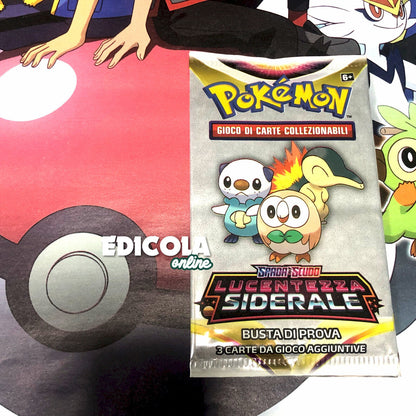 Packs simples Pokémon ITA scellés - 3 cartes de jeu d'extension en italien