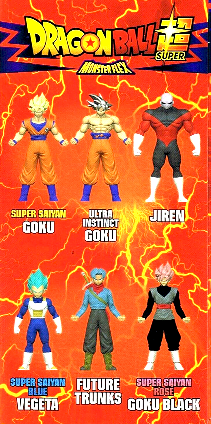DRAGONBALL Super ausziehbare 3D-Actionfigur Monsterflex Goku Manga-Charaktere