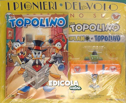 Mickey Mouse Comic 3563 3564 Livret original avec gadget hydravion biplan