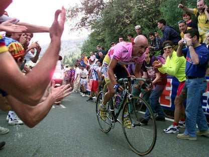 ROSA Radtrikot 82. Giro d'Italia 1999 Vintage Marco Pantani + Sportweek