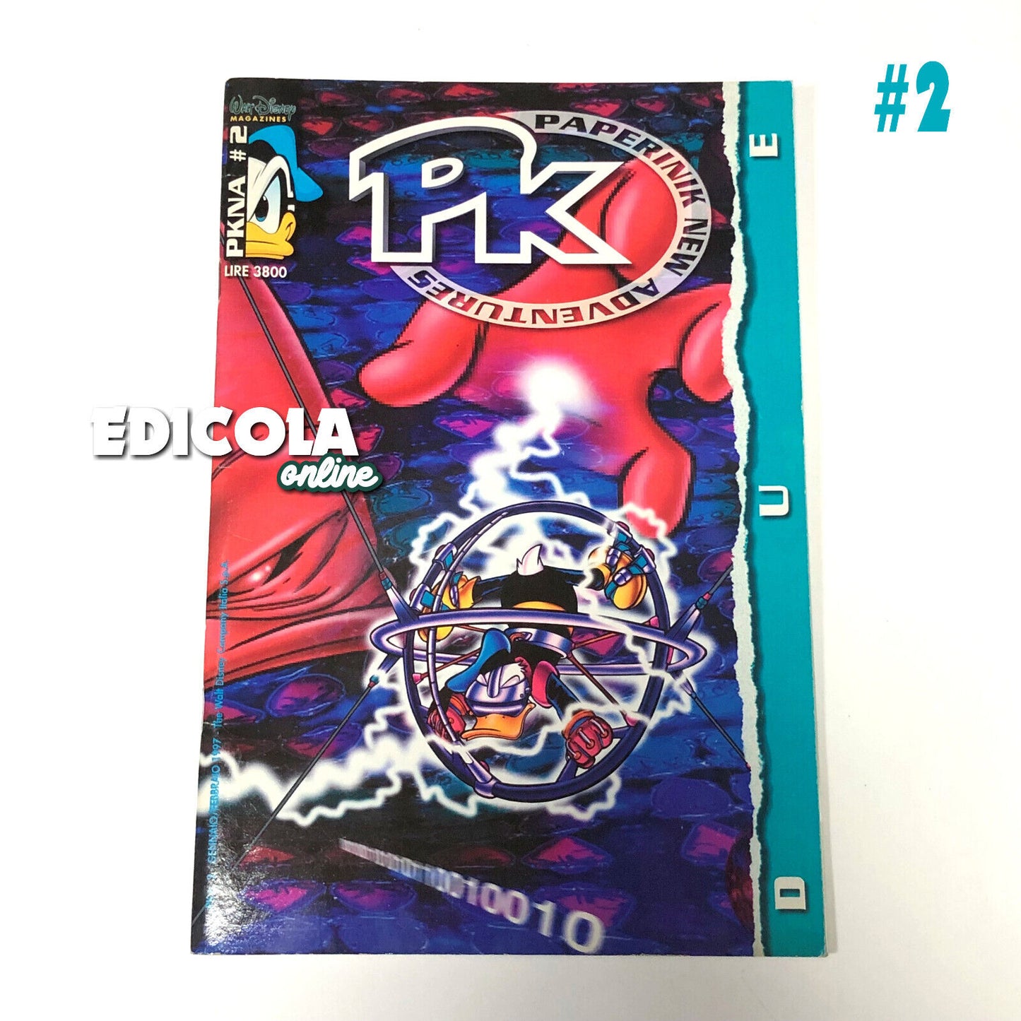 Comics Lot PKNA Paperinik New Adventures Pikappa Complete PK Disney Zero 1 2