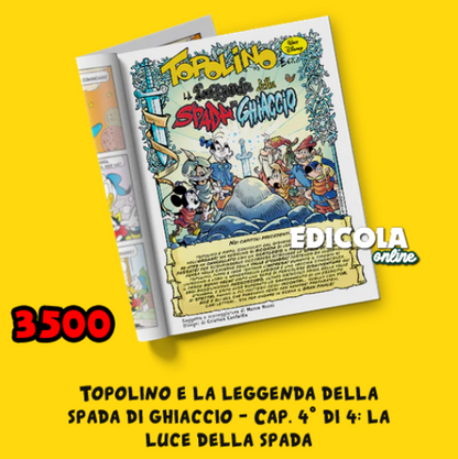 Lot von 12 kompletten gebrauchten Saga-Comics von MICKEY MOUSE und dem EISSCHWERT