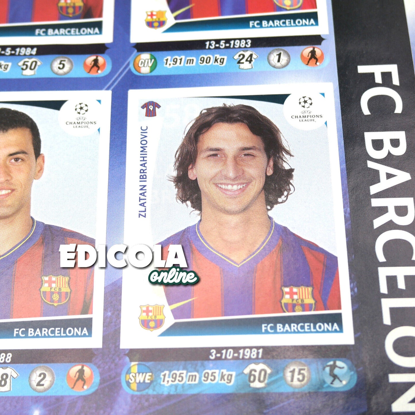 Album Completo di Figurine Calciatori Panini CHAMPIONS LEAGUE 2009-10 Uefa 2010