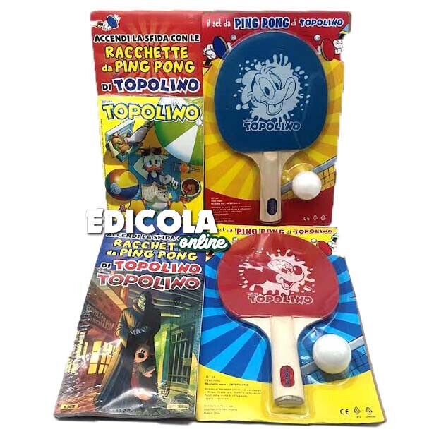 2x MICKEY MOUSE Comics Nr. 3477 3478 Sammlerstück mit Gadgets, Tischtennisschläger