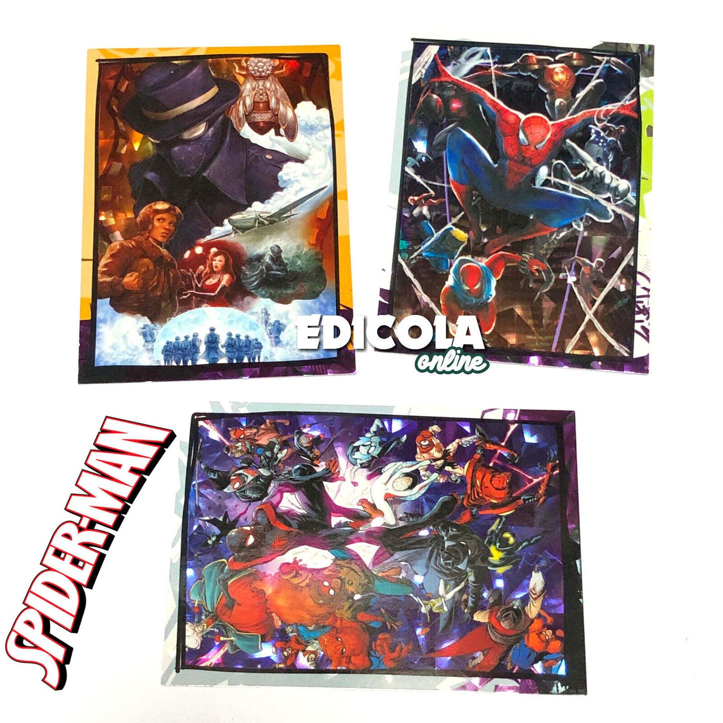 Set Album di SPIDER-MAN Spiderverse e Bustine di Figurine MARVEL Starter Pack