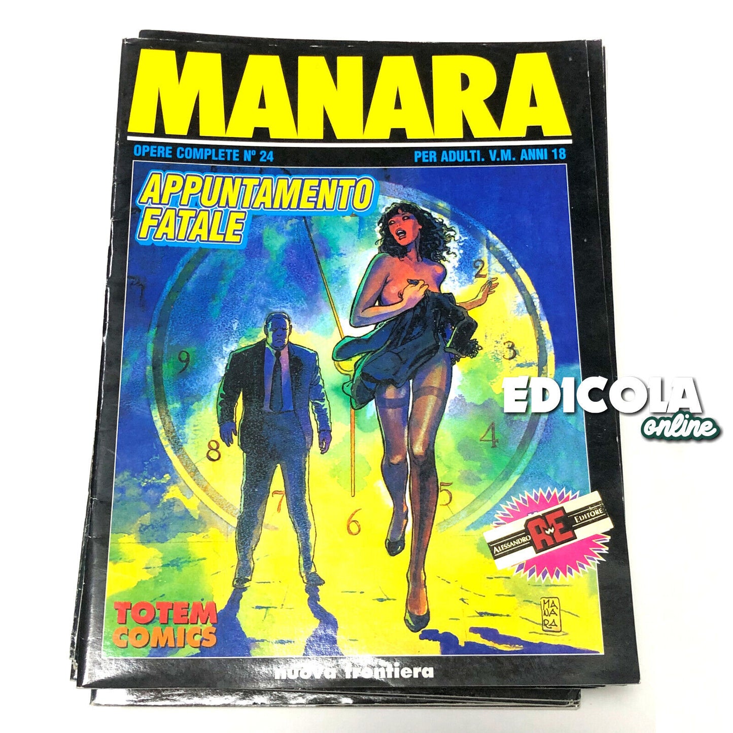 Collection complète de 24 bandes dessinées érotiques pour adultes de Milo Manara, Œuvres complètes