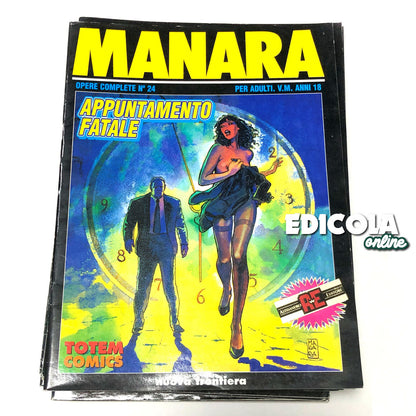 Collection complète de 24 bandes dessinées érotiques pour adultes de Milo Manara, Œuvres complètes