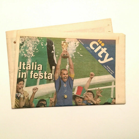 Journal municipal du 10 juillet 2006 ITALIE Champions du Monde - Equipe Nationale de Football